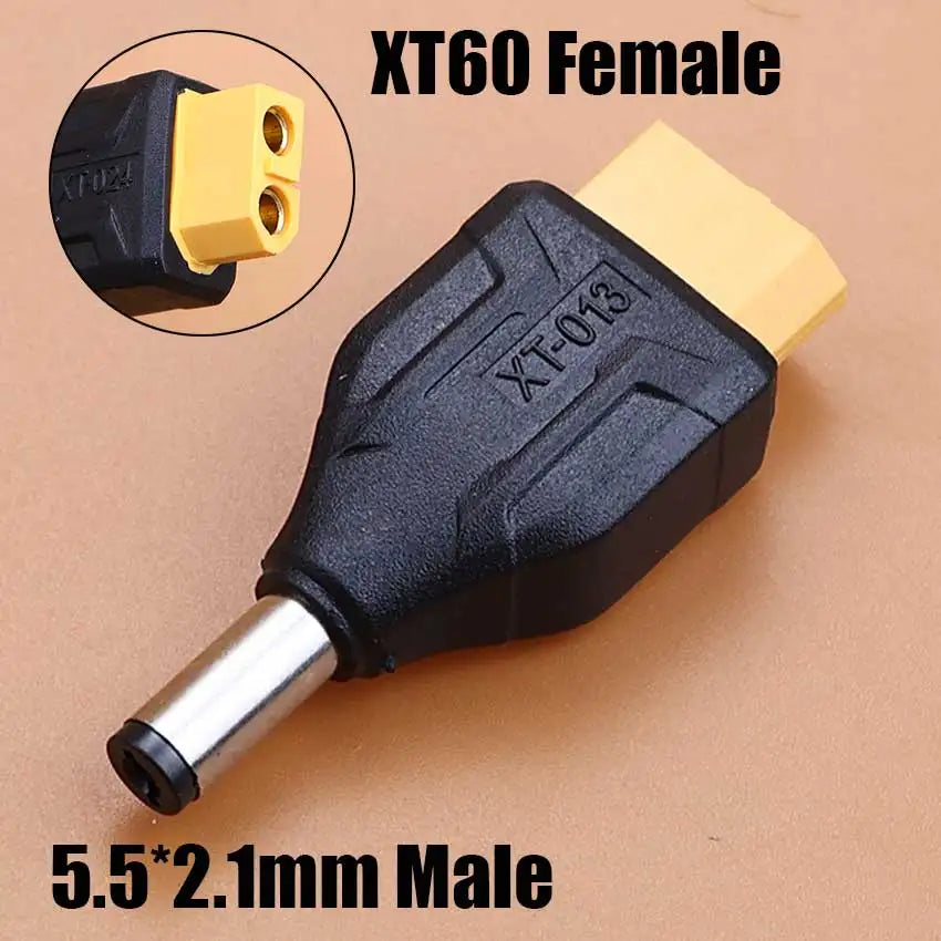 XT60 To USB Type C DC Power Connector Set XT60 Female To Type-C DC 5.5x2.1 5.5x2.5 Jack Charging Plug Adapter For UAV Laptops