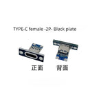 TYPE-C Female Base with Fixed Plate Charging Data Interface USB3.1 Turn the Test Board into 2.54MM Socket