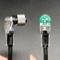 2m Line M12 4 5 Pins PVC LED IP67 Sensor Cable Connector Type A Socket Plug  Waterproof Male&Female Straight Angle Flange