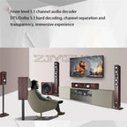 DTS Dolby AC3 5.1 Channel Audio Decoder Conversion DAC Bluetooth HDMI Splitter USB Computer Sound Card US/UK/EU