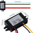 12V to 5V 3A DC-DC Step Down Module Power Converter Wire/Dual Ear USB Type C/Adapter USB-A Female/dual USB/ Connector Waterproof