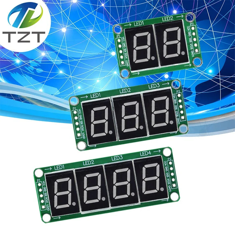 Static Drive 2 3 4 Segment Digital Tube LED Display Module 2 Digital 74HC595 Tube 100% New original For Arduino
