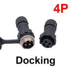 1Pcs Connector GX16 Waterproof Docking Back Nut Male&Female Plug And Socket 2pin3pin5pin6pin7pin8pin9pin10pin M16