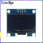 1.3 inch OLED RoHS Module 2.54mm Connecting Terminals SPI/IIC I2C Communicate White/Blue Color 128X64 1.3" OLED