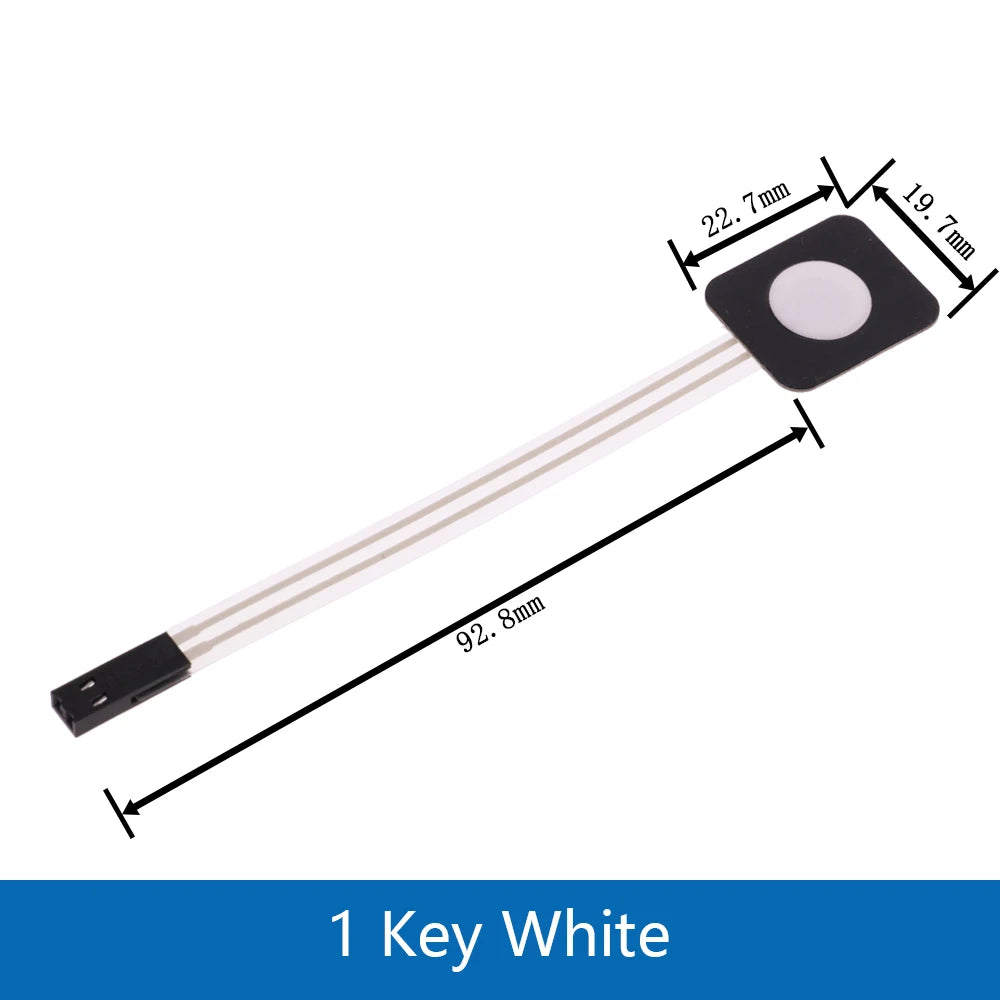 1 2 3 4 5 6 7 8 Key Button Membrane Switch Matrix Array Keyboard Keypad Control Panel Pad DIY Kit For Arduino Smart Car