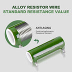 Rx20 Ceramic Tube Glazed Enamel Resistor 10W 20W 25W 30W 50W Zg11 Capacitor Discharge Wire Wound Mine Detection Resistor 50 Ohm 100 Ohm 150 Ohm 200 Ohm 500 Ohm 1K Ohm 1.8K Ohm 2K Ohm 5K Ohm