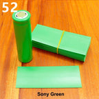 100pcs/lot 18650 Lithium Battery Heat Shrinkable Film PVC Heat Shrinkable Skin Battery Packaging Skin Insulation Sleeve