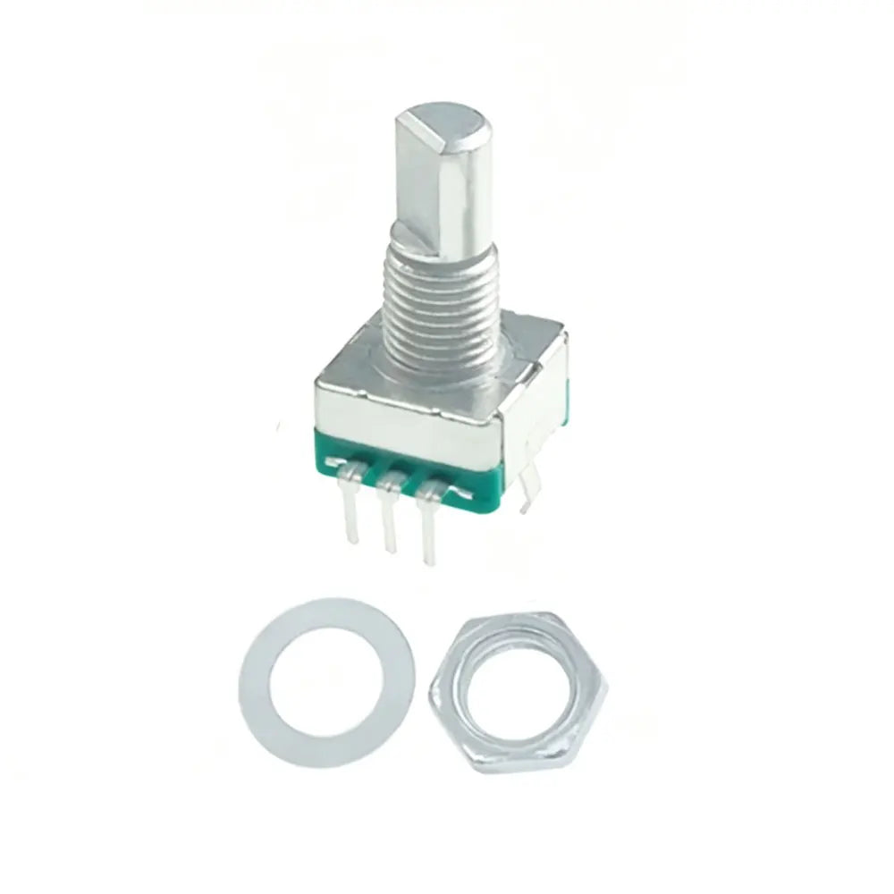 5pcs 20Position Incremental 360 Rotary Encoder Knob Button Switch EC11 Arduino Digital Potentiometer 15/20mm Plum Half Shaft