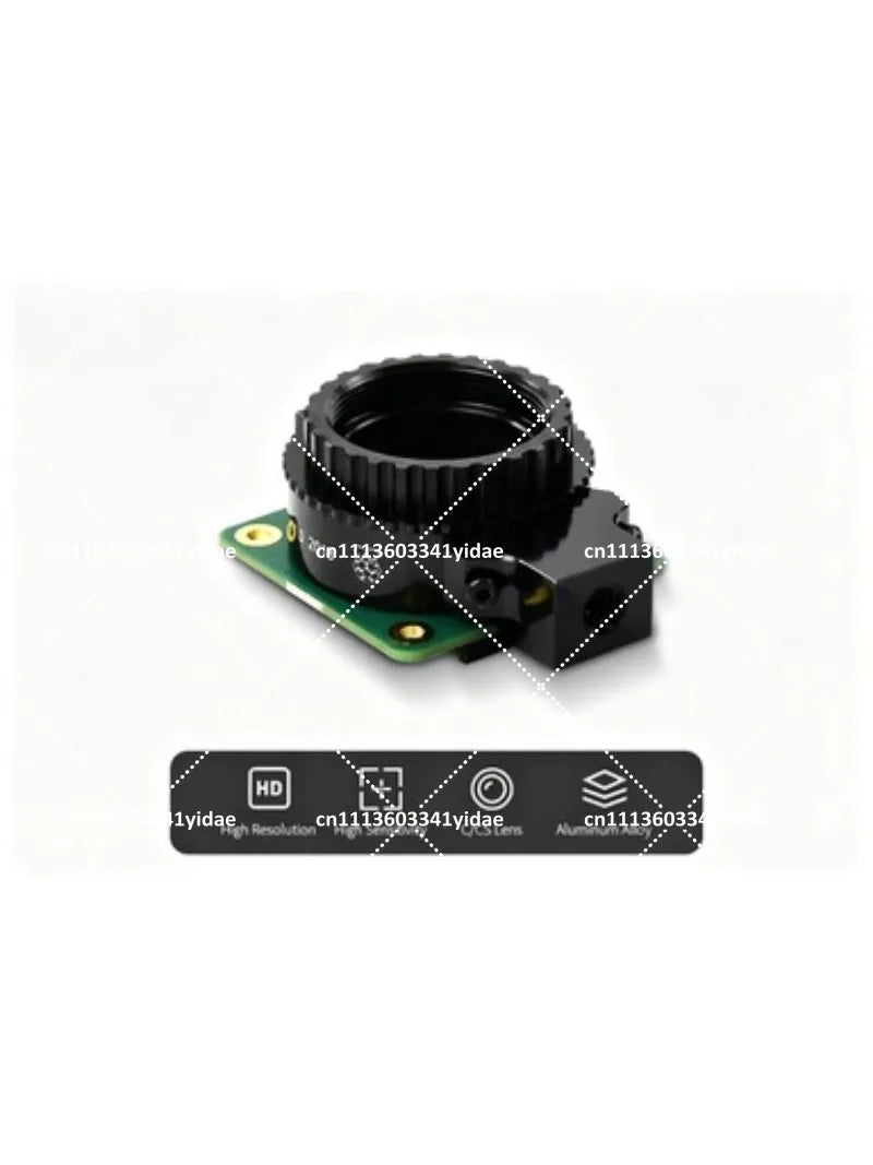 Raspberry Pi High Quality Camera, 12.3MP IMX477 Sensor, Supports C and CS Lenses for Video Projects