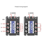 Three-phase Solid-state Relay JGX-3 D4840 DC Controlled AC 380V 10A 40A 100A 120A 200AContactless Contactor