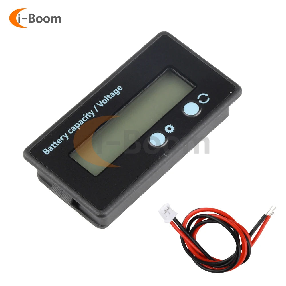 DC6-73V Battery Level Indicator Battery Remaining Charge Percentage Display Voltmeter High Precision Led Digital Display