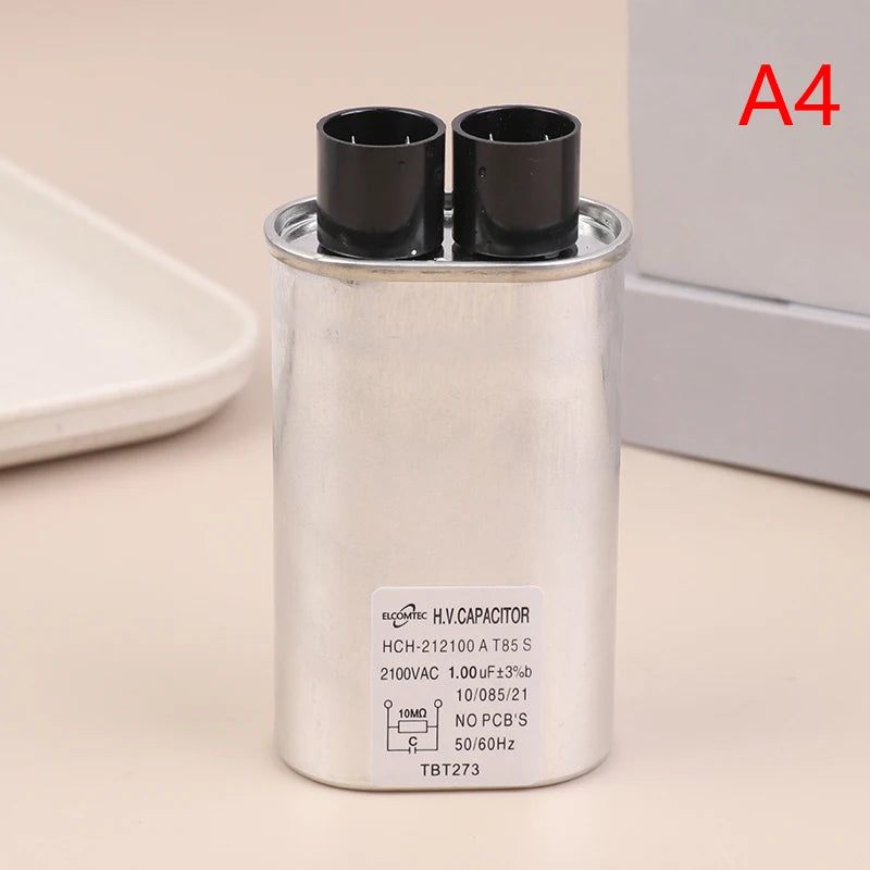 1Pc For Microwave Oven Capacitor Parts 0.85uF / 0.9uF / 0.95uF / 1.0uF / 1.05uF / 1.08uF Microwave Oven High Voltage Capacitor