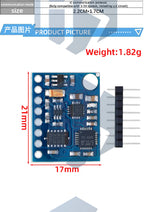 High Precision 9DOF 9-Axis IMU Sensor Module GY-85, ITG3205 ADXL345 QMC5883L BMP088