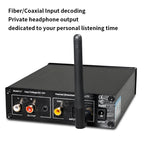 HiFi Bluetooth 5.3 Audio Receiver DAC Preamp with ESS9018K2M, 32bit/192kHz, Optical Coaxial Input, RCA/3.5mm Output