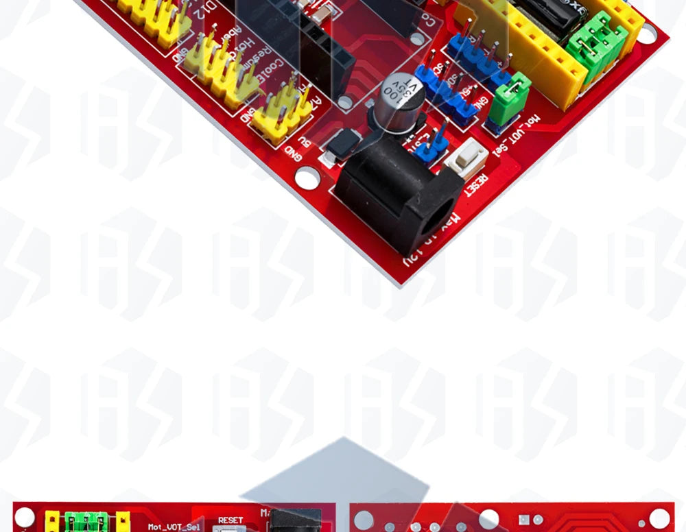 3DV4 CNC Shield V4 + Nano 3.0 + 3pcs DRV8825 Reprap Stepper Drivers Set For Arduino