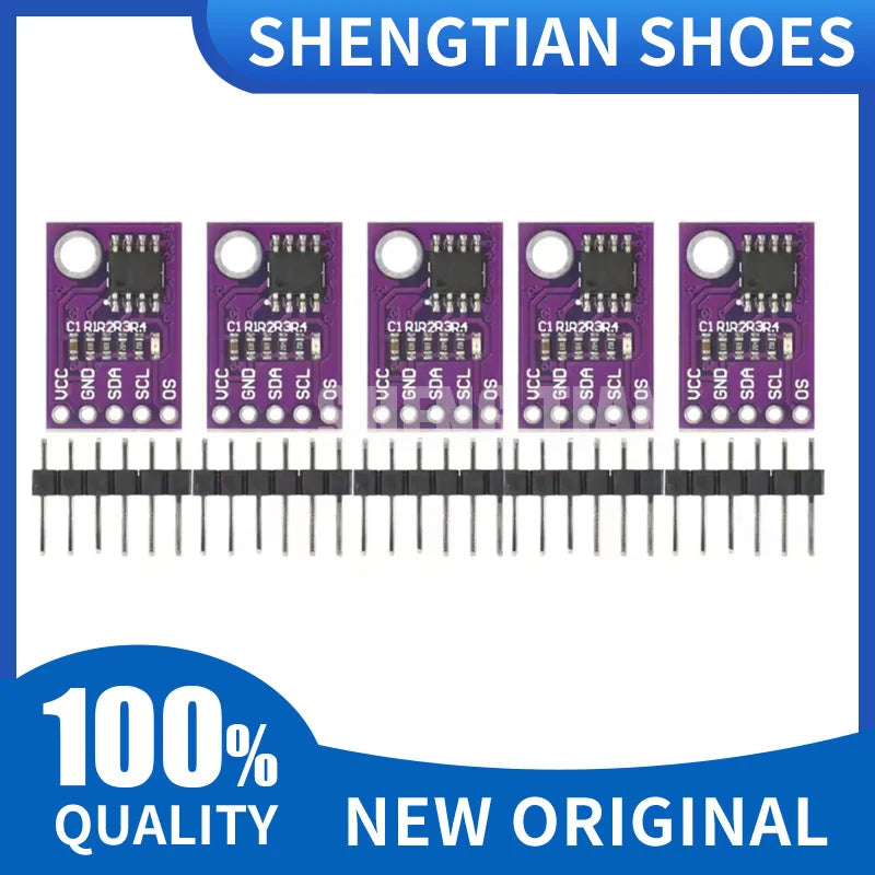LM75 Temperature Sensor Module High Speed I2C IIC Interface High Precision Development Board For Arduino LM75A
