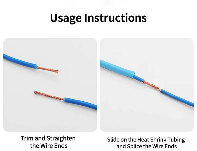 GREENER 127/580/800pcs 2:1 Heat Shrink Tubing Kit Polyolefin Colorful Flame Retardant Waterproof Wire Cable Sleeve For Home DIY