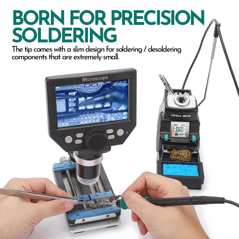 YIHUA 982-III C115 C210 C245 Soldering Iron Precision Soldering Station  Control Temperature Welding Rework Station