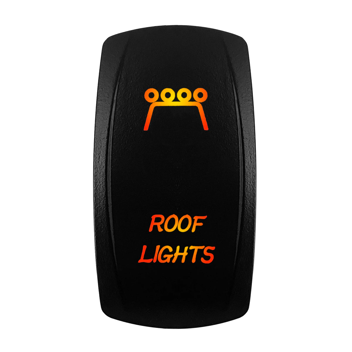 12V-24V Orange Led Rocker Switch Waterproof 20A Amber Light SPST DPDT Toggle Key for Car Boat ATV Camper Motorhome Auto Machine