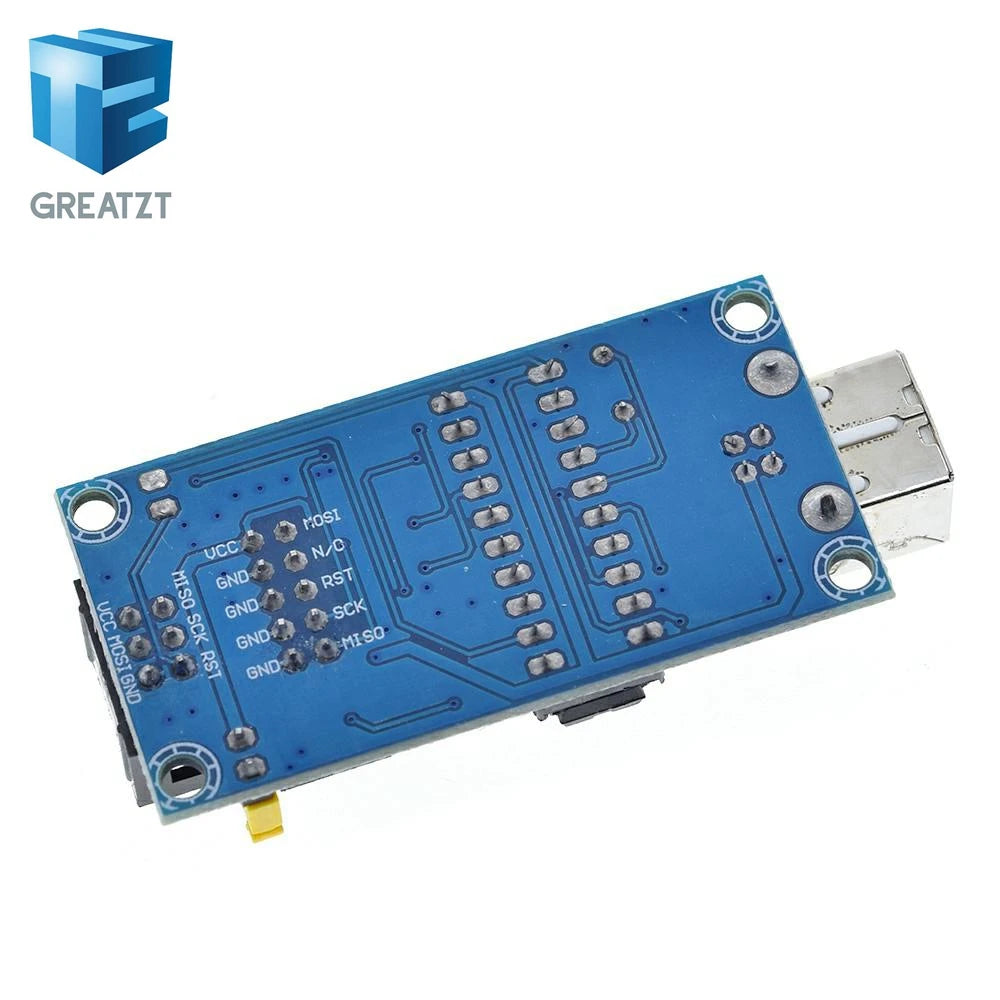 GREATZT USBTiny USBtinyISP AVR ISP Programmer Bootloader For  Meag2560 UNO R3 With 10pin Programming Cable