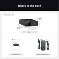 Fosi Audio V3 Stereo Power Amplifier 300W X2 TPA3255 Class D Mini Speaker Amp 2 Channel Audio Amplifier for Passive Bookshelf