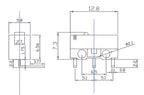 10Pcs Mini Micro Limit Switch NO NC 3 Pins PCB Terminals SPDT 1A 125V Roller Arc Lever Snap Action Push Microswitches