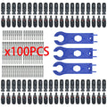 10/20/60/100PCS Photovoltaic Connectors, Solar Cable Connectors, IP67 Waterproof Adapters, DC1000V/30A Used for 2.5/4/6mm2 Cable