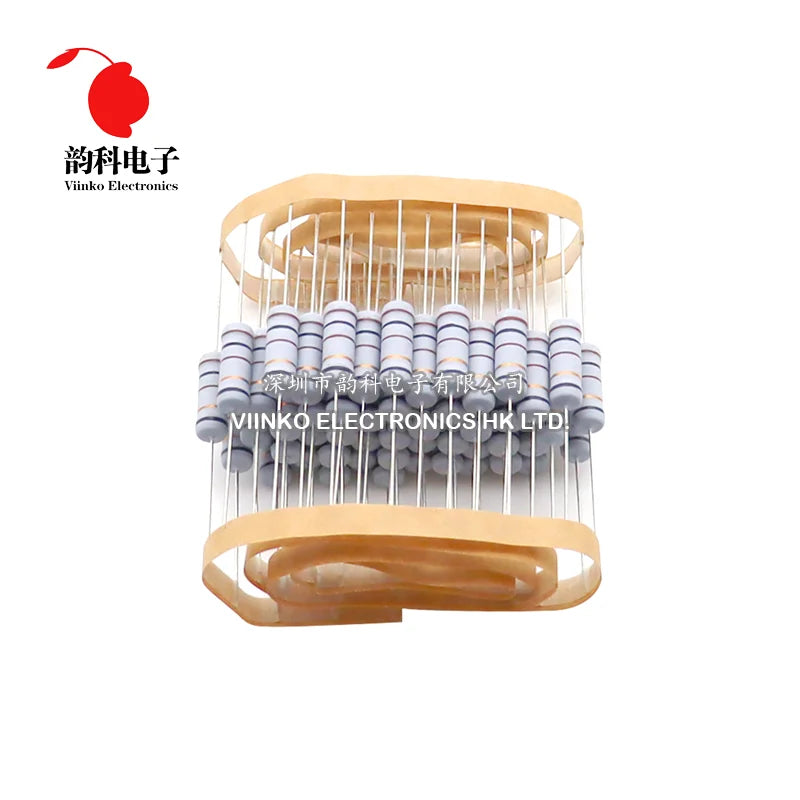 10pcs 3W 5% Wire Wound Resistor Fuse Winding Resistance 0.1R 0.1 0.15 0.22 0.33 0.47 0.5 1 2.2 4.7 6.8 10 22 33 47 51 68 100 ohm