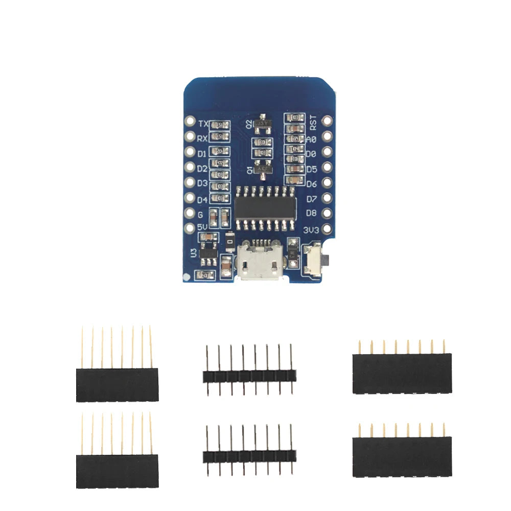 1Set WeMos D1 Mini V4.0 NodeMcu 4MB LOLIN WIFI Internet of Things Development Board Based ESP8266 CH340G Nodemcu V2 for Arduino