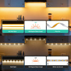 COB LED Strip Lights Free Cut 400LEDs/M Flexible LED Tape Light 3000K 4000K 6000K Linear Lighting 1-10M 12V 24V Home Decoration