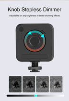 IR Infrared Fill Lights Photography Night Vision Ordro On-Camera Video Lamp 56pcs LED Beads for IR DSLR Digital Camcorder Camera