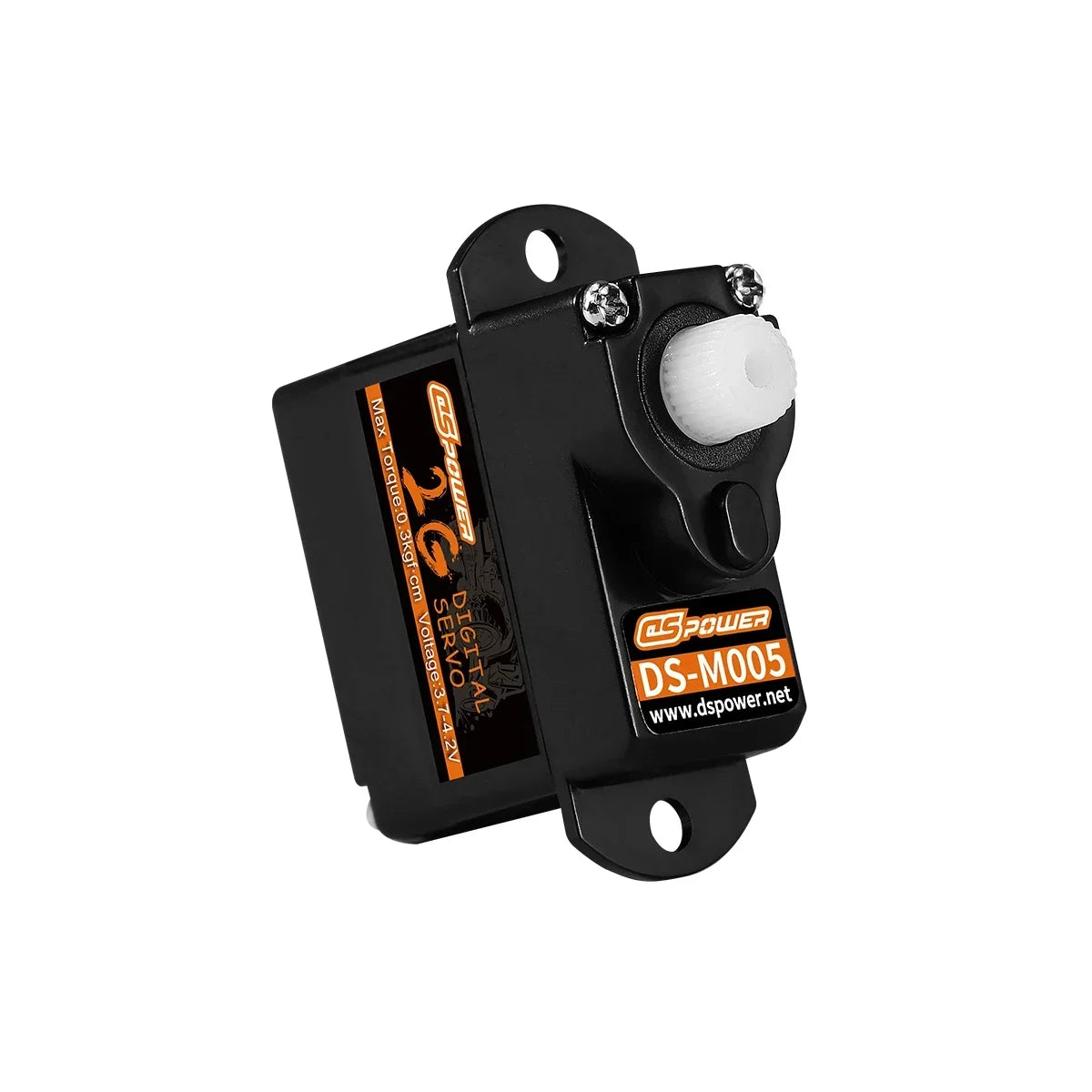 DSPOWER 2g Plastic/Metal Gear Motor Mini Micro Servos for RC Car Airplanes Fixed-wing Quadcopter Boat Plane Robot Wltoys Axial