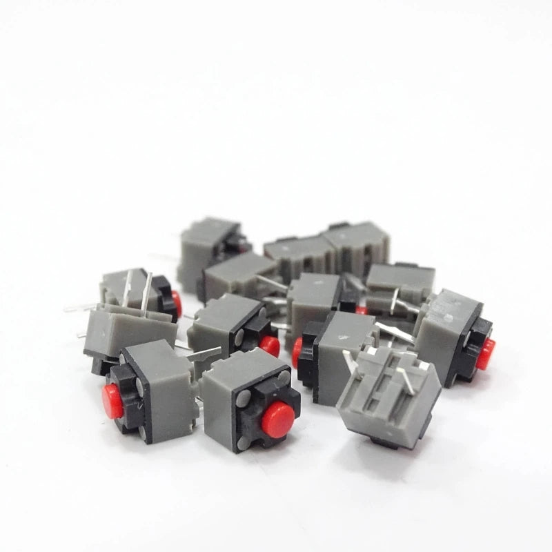 5PCS Kailh Mute Button 6x6x7.3mm Square Silent Switch Mouse Micro Switch Repair Parts Replace Rectangle Micro Switch