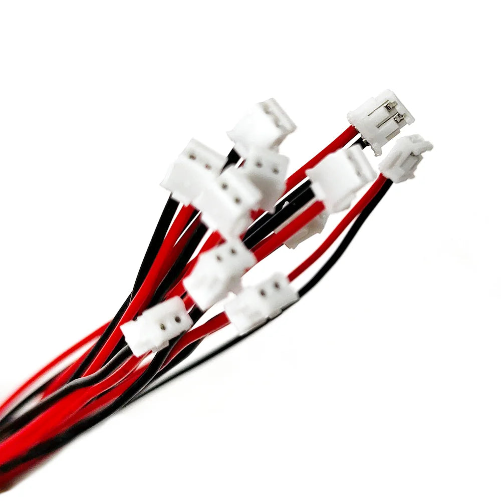 10/50/100 Sets/lot Mini Micro ZH 1.5 2Pin JST ZH 1.5mm Connector with Wires Cable 10cm/15cm/20cm