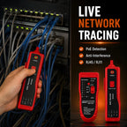 High Precision Network Cable Tracker Digital Signal Network Cable Tester Anti-Interference Noise-Free Support for PoE Testing