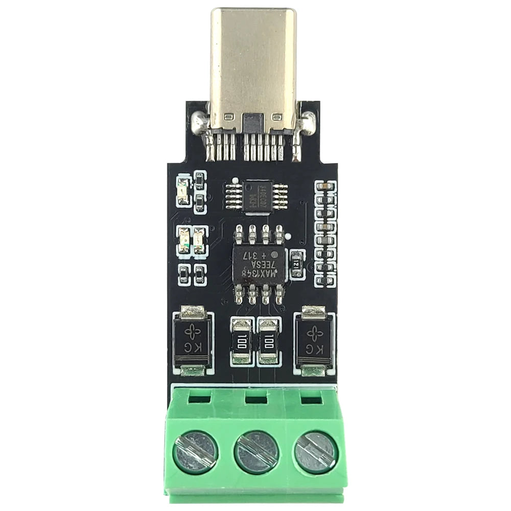 Type-C to RS485 Conversion Module for Android Serial OTG USB Type C to 485 Converter Modules 600W Protection 3PIN