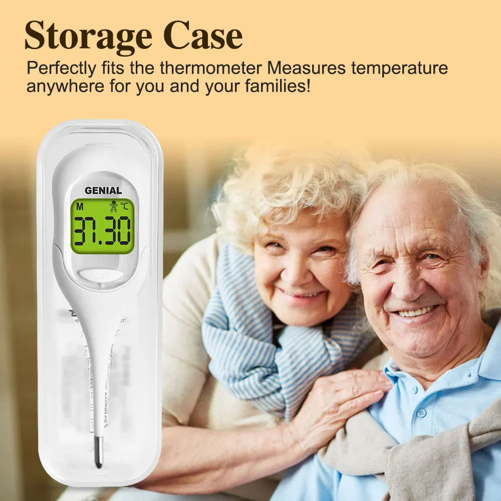 10S Digital Thermometer for Baby, Kids & Adults, Color-Coded Readings, Oral, Baby Rectal Thermometer or Under The Arm