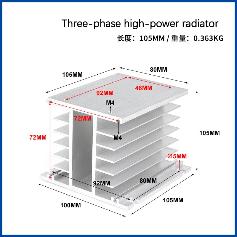 3 Phase 10A 60A 80A 100A 150 200A Three Phase SSR 80-250VAC Control 24-480V Solid State Relay  AC-AC