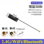 5Pcs/Lot 2.4G 5G 5.8G Dual Frequency With Built-in FPC Soft Board Wifi Bluetooth PCB Patch High Gain Antenna