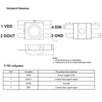 SK6812 MINI-E RGB (Similar to WS2812B)3228SMD Pixel LED Chip Reverse Mount Individually Addressable IC Full Color DC5V