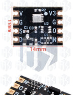 Black ZY BME280 3-in-1 Sensor Module, High Precision Temperature Humidity Barometer Altimeter Monitor Compatible with for Ardui