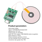 ♦15W Type-c Wireless Charging Module Coil Transmitter Board High Efficiency Inductive Charger DIY Circuit Module