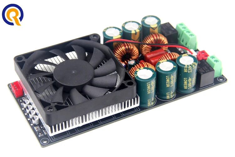 HIFI single voltage stereo high power class D digital power amplifier board 2x600W ultra TPA3255 relay protection