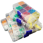 Car Fuses 5A to 40A Mini Small Medium Blade Fuse Assortment Kit 32V Automotive Electrical Replacement with Remover Clip