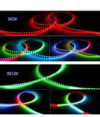 2.7mm WS2812B LED Strip Ultra Narrow 160Leds/M Individually Addressable RGBIC Light Strip Dreamcolor DC5V/12V