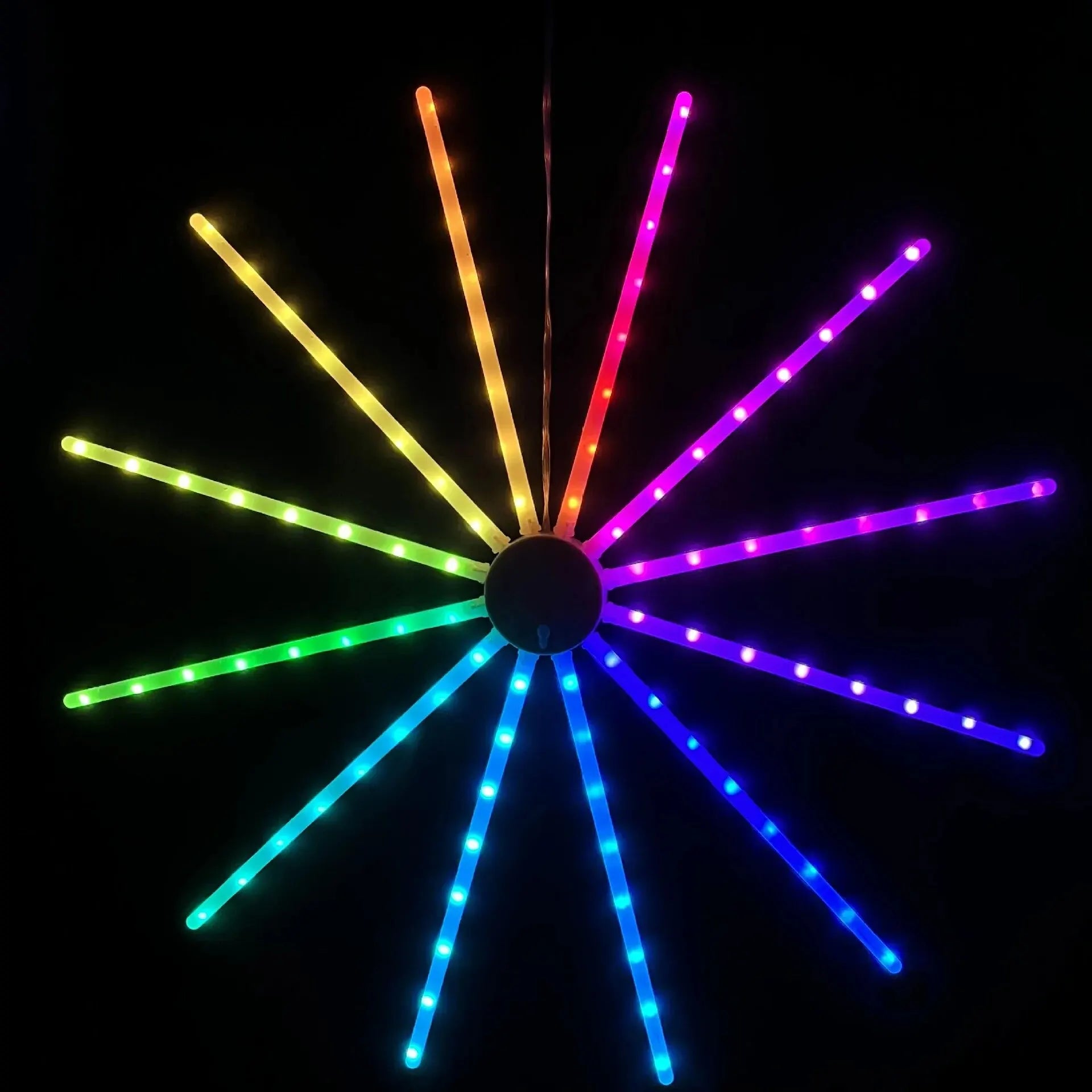 Smart Firework Lights Indoor, Remote Control RGB Color Changing Led Lights for Bedroom, 22 Modes,Led Strip Lights for USB