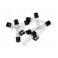 10pcs DS18B20 BS170 BS250 LM35DZ LM334Z 2SK30A K30A KIA7042AP TMP36GT9Z TO-92 Temperature Sensor Electronic Chip