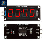 TM1637 LED Display Module for Arduino 4 Digit 7 Segment 0.56 inch Time Clock Indicator Tube Module Red Blue Green Yellow White