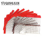 140pcs 1/2W Zener Diode Assorted Kit DO-35 0.5W 3.3V-30V 14Values Each 10pcs DIY Sample Set