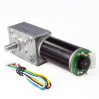 1pc 5840-31ZY Scroll Hall Encoder Geared Motor 12V 24V Hanger Motor Metal Gear Forward Reverse